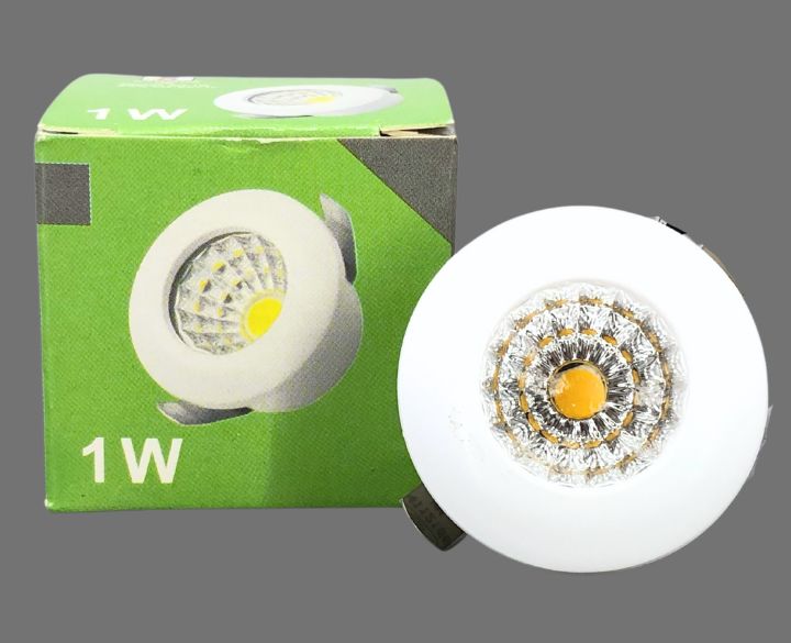 LED Concealed button COB Light Round White Body